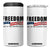 Freedom This Is The Turning Point 4 in 1 Can Cooler Tumbler True Patriot Liberty Defender American Flag TS02 One Size: 16 oz White Print Your Wear