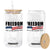 Freedom This Is The Turning Point Glass Can True Patriot Liberty Defender American Flag TS02 Print Your Wear