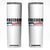 Freedom This Is The Turning Point Skinny Tumbler True Patriot Liberty Defender American Flag TS02 White Print Your Wear