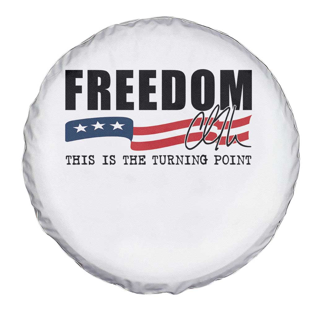 Freedom This Is The Turning Point Spare Tire Cover True Patriot Liberty Defender American Flag TS02 Print Your Wear