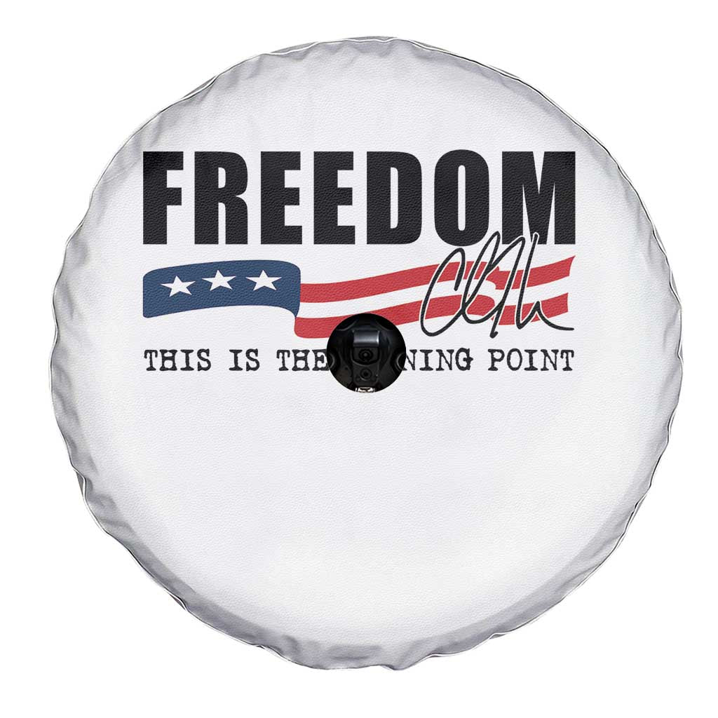 Freedom This Is The Turning Point Spare Tire Cover True Patriot Liberty Defender American Flag TS02 Print Your Wear