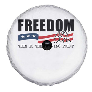 Freedom This Is The Turning Point Spare Tire Cover True Patriot Liberty Defender American Flag TS02 Print Your Wear
