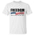 Freedom This Is The Turning Point T Shirt True Patriot Liberty Defender American Flag TS02 White Print Your Wear
