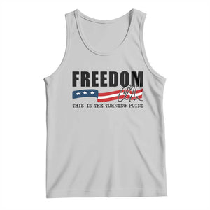 Freedom This Is The Turning Point Tank Top True Patriot Liberty Defender American Flag TS02 Ash Print Your Wear