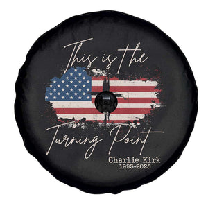 This is The Turning Point Memorial Spare Tire Cover Tribute to A True Patriot Christian Faith American Flag TS02 Print Your Wear