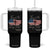 This is The Turning Point Memorial Tumbler With Handle Tribute to A True Patriot Christian Faith American Flag TS02 One Size: 40 oz Black Print Your Wear
