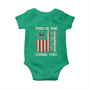 We the People Turning Point Baby Onesie Vintage American Flag and Freedom Patriotic Eagle TS02 Irish Green Print Your Wear