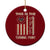 We the People Turning Point Ceramic Ornament Vintage American Flag and Freedom Patriotic Eagle TS02 1pc Red Print Your Wear