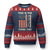 We the People Turning Point Ugly Christmas Sweater Vintage American Flag and Freedom Patriotic Eagle TS02 Navy Red Print Your Wear