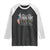 Faith Fueled Turning Point Raglan Shirt Christian Patriot Cross and American Flag TS02 Black White Print Your Wear