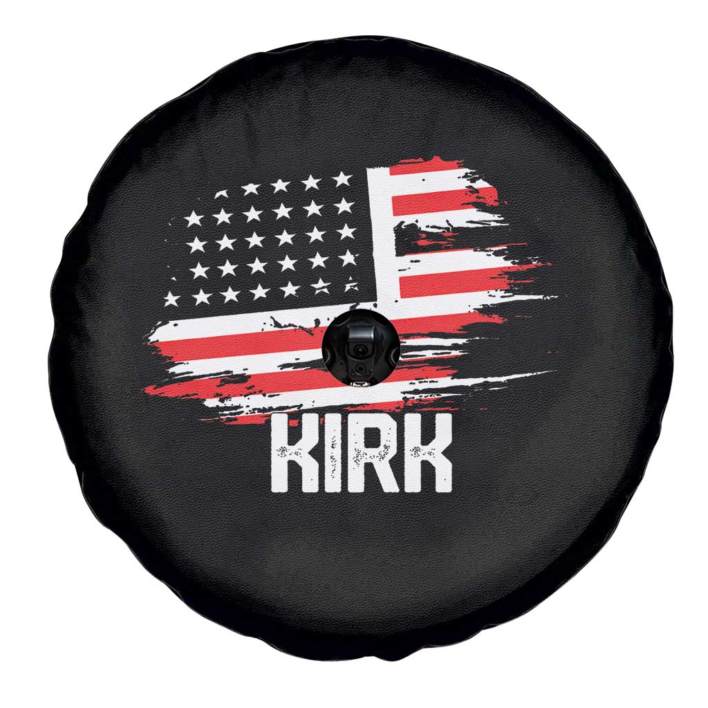 American Flag Kirk Spare Tire Cover Distressed Patriotic Team Charlie Tribute TS02 Print Your Wear