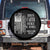 Charlie Kirk Patriotic Memorial Spare Tire Cover Firm in Faith Fierce in Justice American Flag TS02 No hole Black Print Your Wear