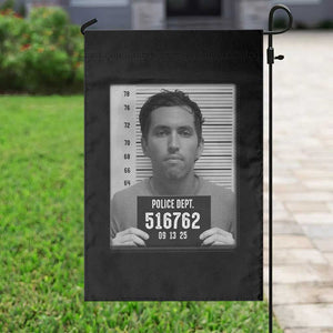 Tyler Robinson Mugshot Garden Flag Justice For Charlie Kirk TS02 Print Your Wear