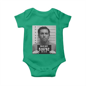 Tyler Robinson Mugshot Baby Onesie Justice For Charlie Kirk TS02 Irish Green Print Your Wear