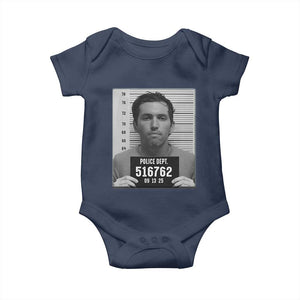 Tyler Robinson Mugshot Baby Onesie Justice For Charlie Kirk TS02 Navy Print Your Wear