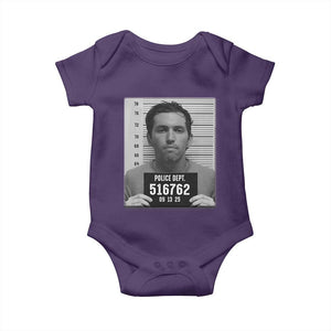 Tyler Robinson Mugshot Baby Onesie Justice For Charlie Kirk TS02 Purple Print Your Wear