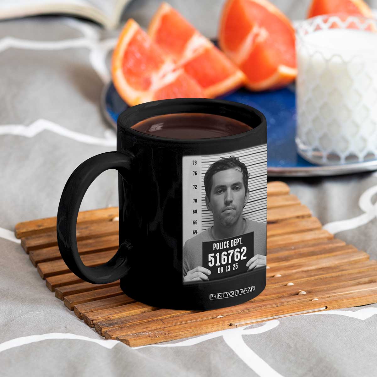 Tyler Robinson Mugshot Coffee Mug Justice For Charlie Kirk TS02 Print Your Wear