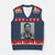 Tyler Robinson Mugshot V-Neck Knit Sweater Vest Justice For Charlie Kirk TS02 Navy Red Print Your Wear