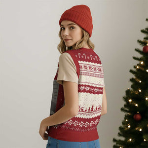 Tyler Robinson Mugshot V-Neck Knit Sweater Vest Justice For Charlie Kirk TS02 Print Your Wear