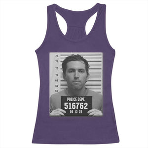 Tyler Robinson Mugshot Racerback Tank Top Justice For Charlie Kirk TS02 Purple Print Your Wear
