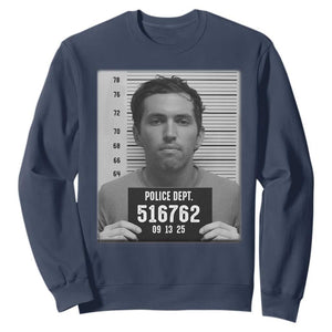 Tyler Robinson Mugshot Sweatshirt Justice For Charlie Kirk TS02 Navy Print Your Wear