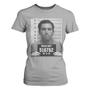 Tyler Robinson Mugshot T Shirt For Women Justice For Charlie Kirk TS02 Sport Gray Print Your Wear