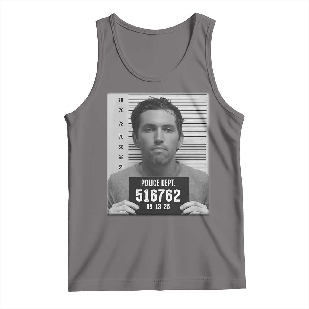 Tyler Robinson Mugshot Tank Top Justice For Charlie Kirk TS02 Deep Heather Print Your Wear
