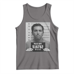 Tyler Robinson Mugshot Tank Top Justice For Charlie Kirk TS02 Deep Heather Print Your Wear