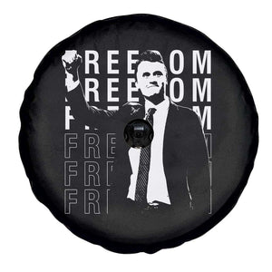 Freedom Charlie Kirk Tribute Spare Tire Cover A True Patriot Leagacy Memorial TS02 Print Your Wear