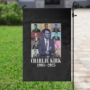 Legacy of Charlie Kirk Garden Flag 1993 2025 Memorial Pop Art Tribute Graphic TS02 Print Your Wear