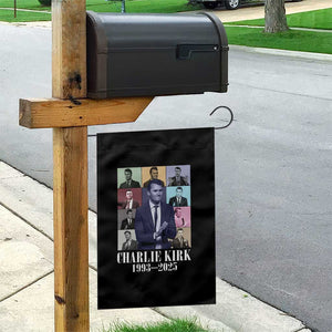 Legacy of Charlie Kirk Garden Flag 1993 2025 Memorial Pop Art Tribute Graphic TS02 Print Your Wear