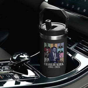 Legacy of Charlie Kirk Flip Straw Tumbler 1993 2025 Memorial Pop Art Tribute Graphic TS02 Print Your Wear