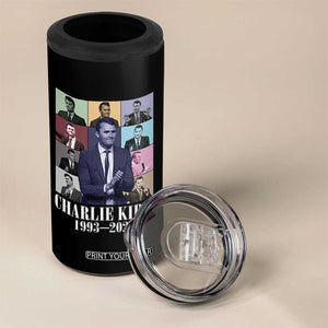 Legacy of Charlie Kirk 4 in 1 Can Cooler Tumbler 1993 2025 Memorial Pop Art Tribute Graphic TS02 Print Your Wear