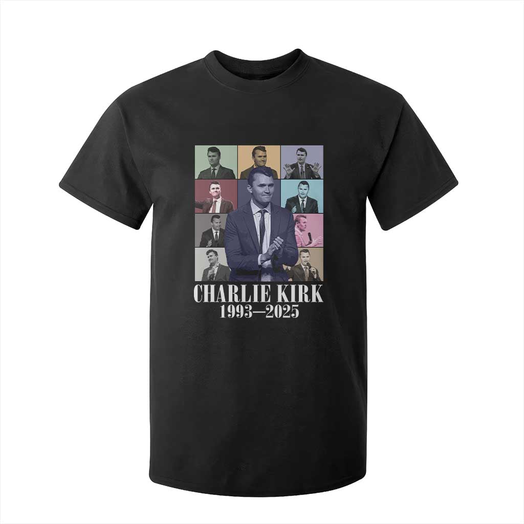 Legacy of Charlie Kirk T Shirt For Kid 1993 2025 Memorial Pop Art Tribute Graphic TS02 Black Print Your Wear
