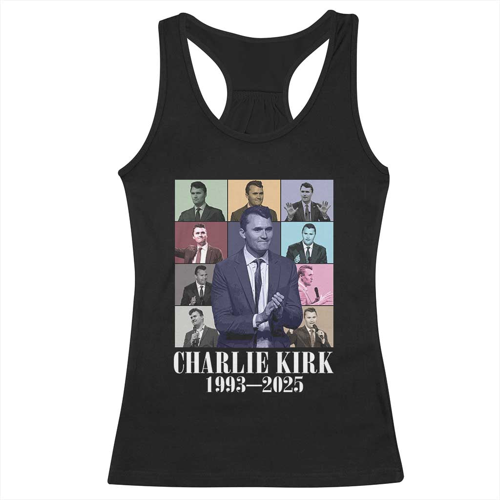 Legacy of Charlie Kirk Racerback Tank Top 1993 2025 Memorial Pop Art Tribute Graphic TS02 Black Print Your Wear