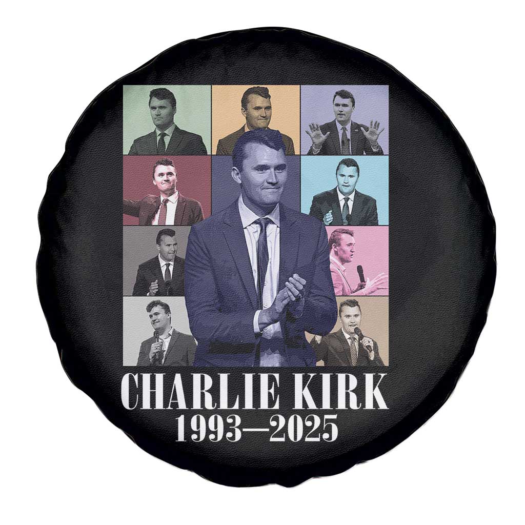 Legacy of Charlie Kirk Spare Tire Cover 1993 2025 Memorial Pop Art Tribute Graphic TS02 Print Your Wear