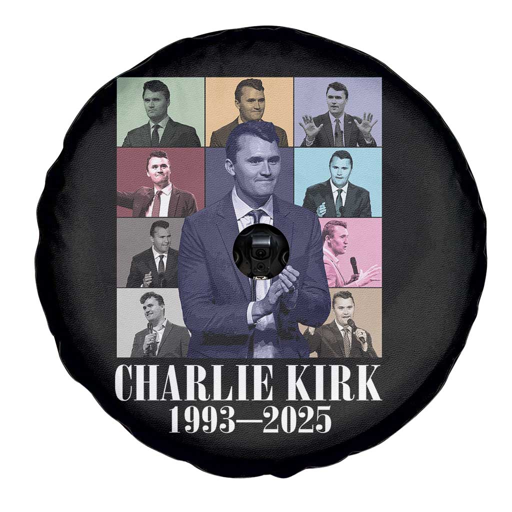 Legacy of Charlie Kirk Spare Tire Cover 1993 2025 Memorial Pop Art Tribute Graphic TS02 Print Your Wear