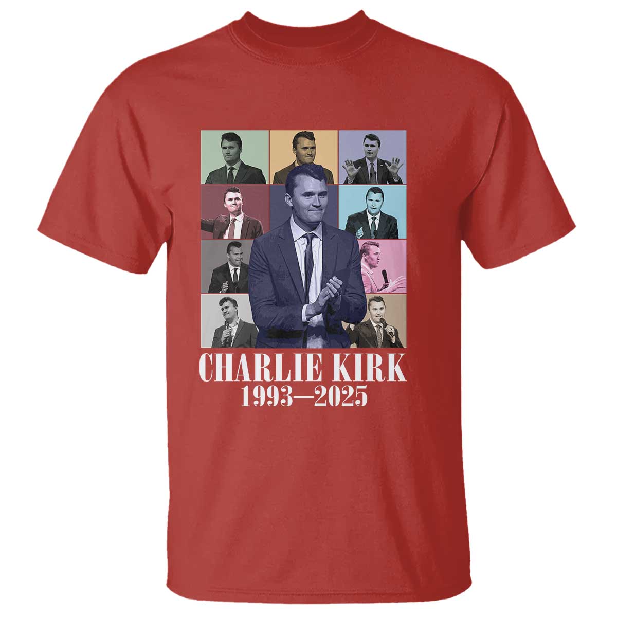 Legacy of Charlie Kirk T Shirt 1993 2025 Memorial Pop Art Tribute Graphic TS02 Red Print Your Wear