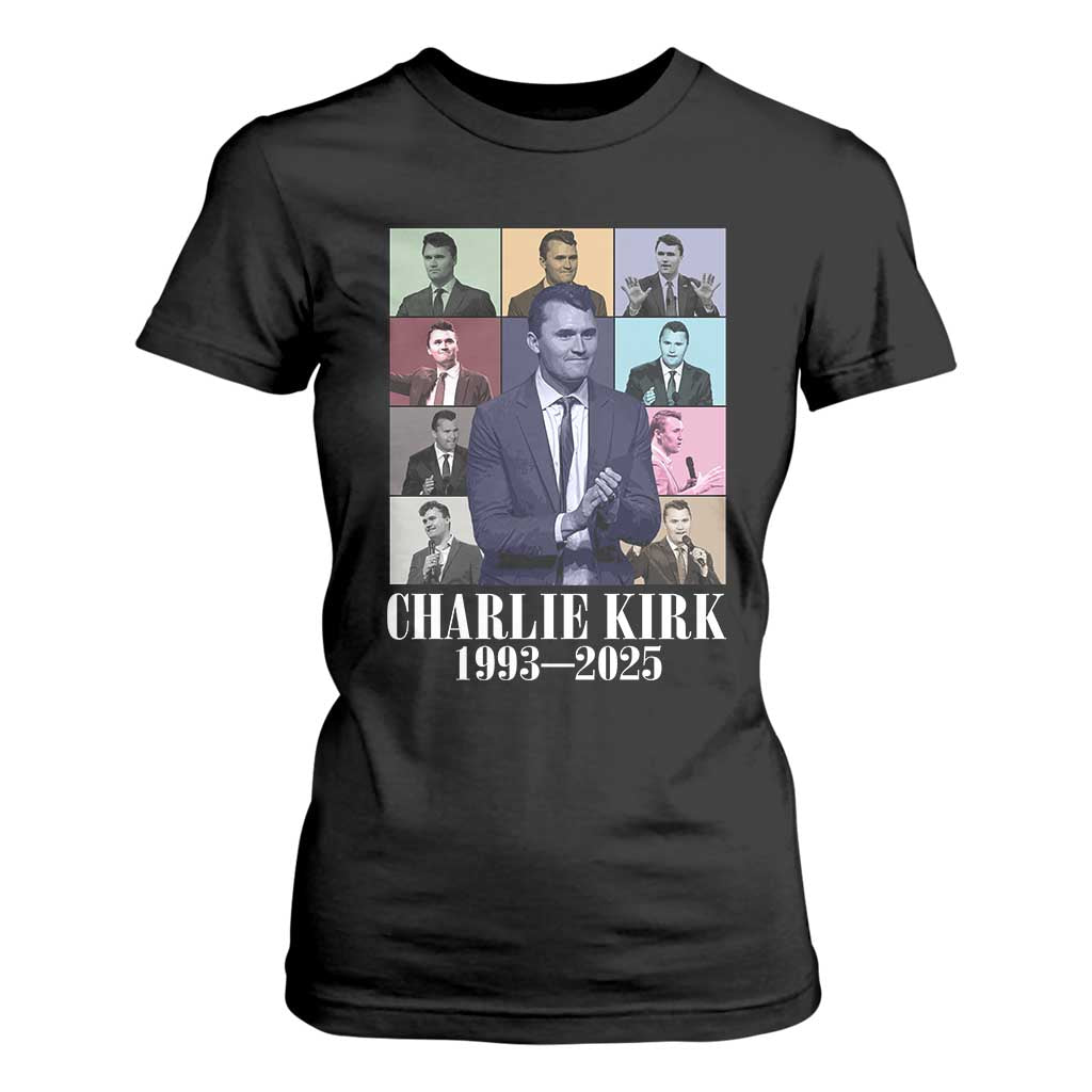 Legacy of Charlie Kirk T Shirt For Women 1993 2025 Memorial Pop Art Tribute Graphic TS02 Black Print Your Wear