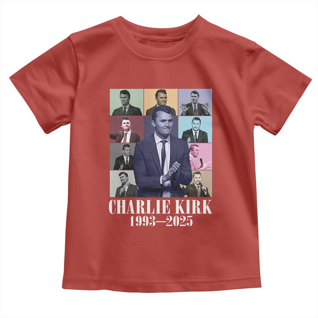 Legacy of Charlie Kirk Toddler T Shirt 1993 2025 Memorial Pop Art Tribute Graphic TS02 Red Print Your Wear