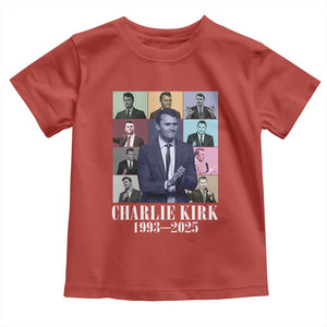 Legacy of Charlie Kirk Toddler T Shirt 1993 2025 Memorial Pop Art Tribute Graphic TS02 Red Print Your Wear