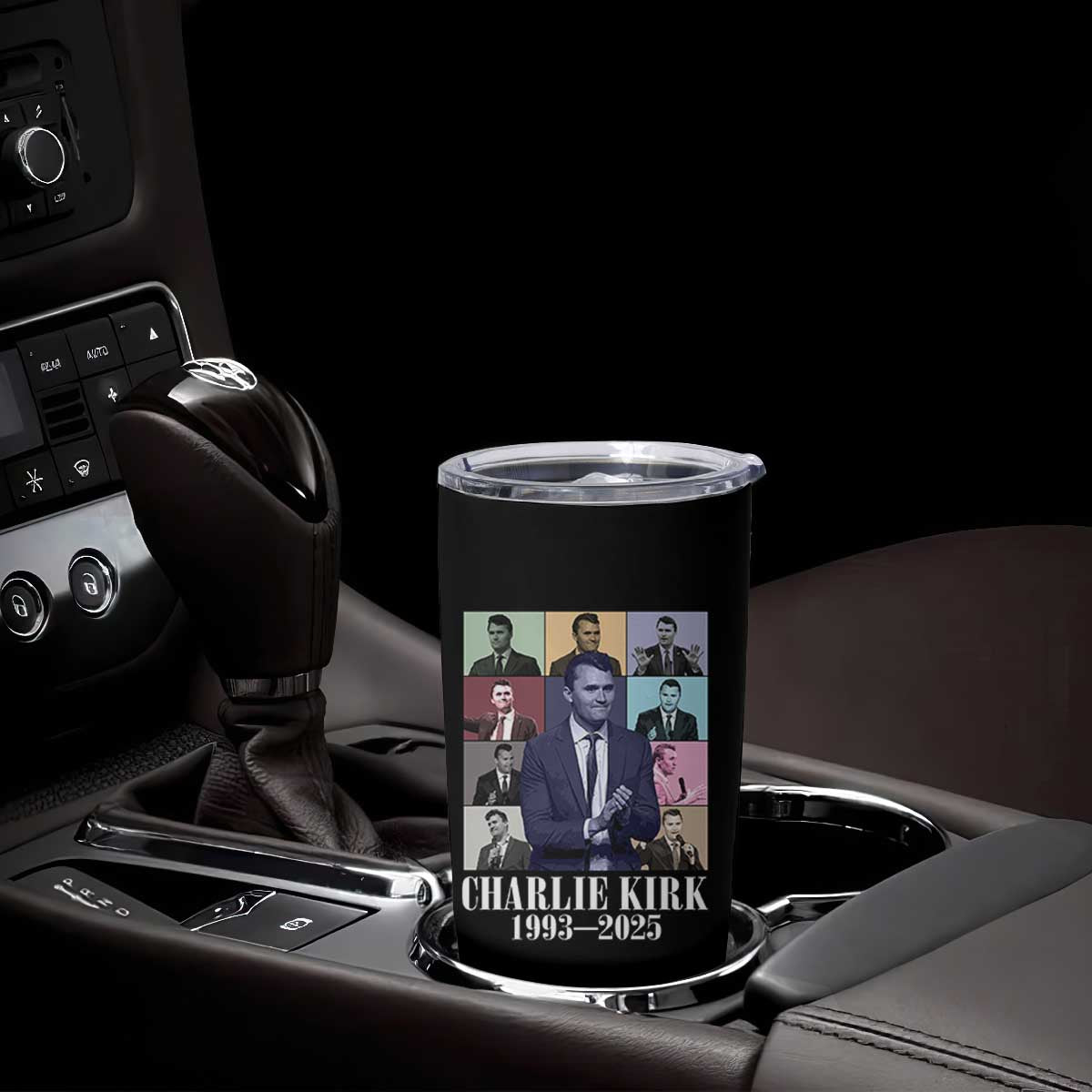 Legacy of Charlie Kirk Tumbler Cup 1993 2025 Memorial Pop Art Tribute Graphic TS02 Print Your Wear