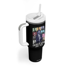 Legacy of Charlie Kirk Tumbler With Handle 1993 2025 Memorial Pop Art Tribute Graphic TS02 Print Your Wear