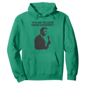 Patriotic Freedom Charlie Kirk Legacy Hoodie Its OK to Love Your Country TS02 Irish Green Print Your Wear