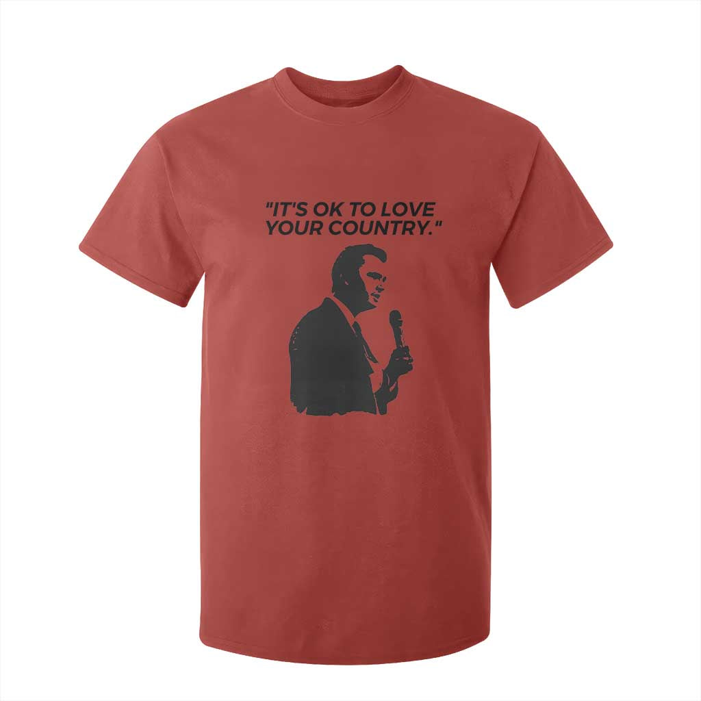 Patriotic Freedom Charlie Kirk Legacy T Shirt For Kid Its OK to Love Your Country TS02 Red Print Your Wear