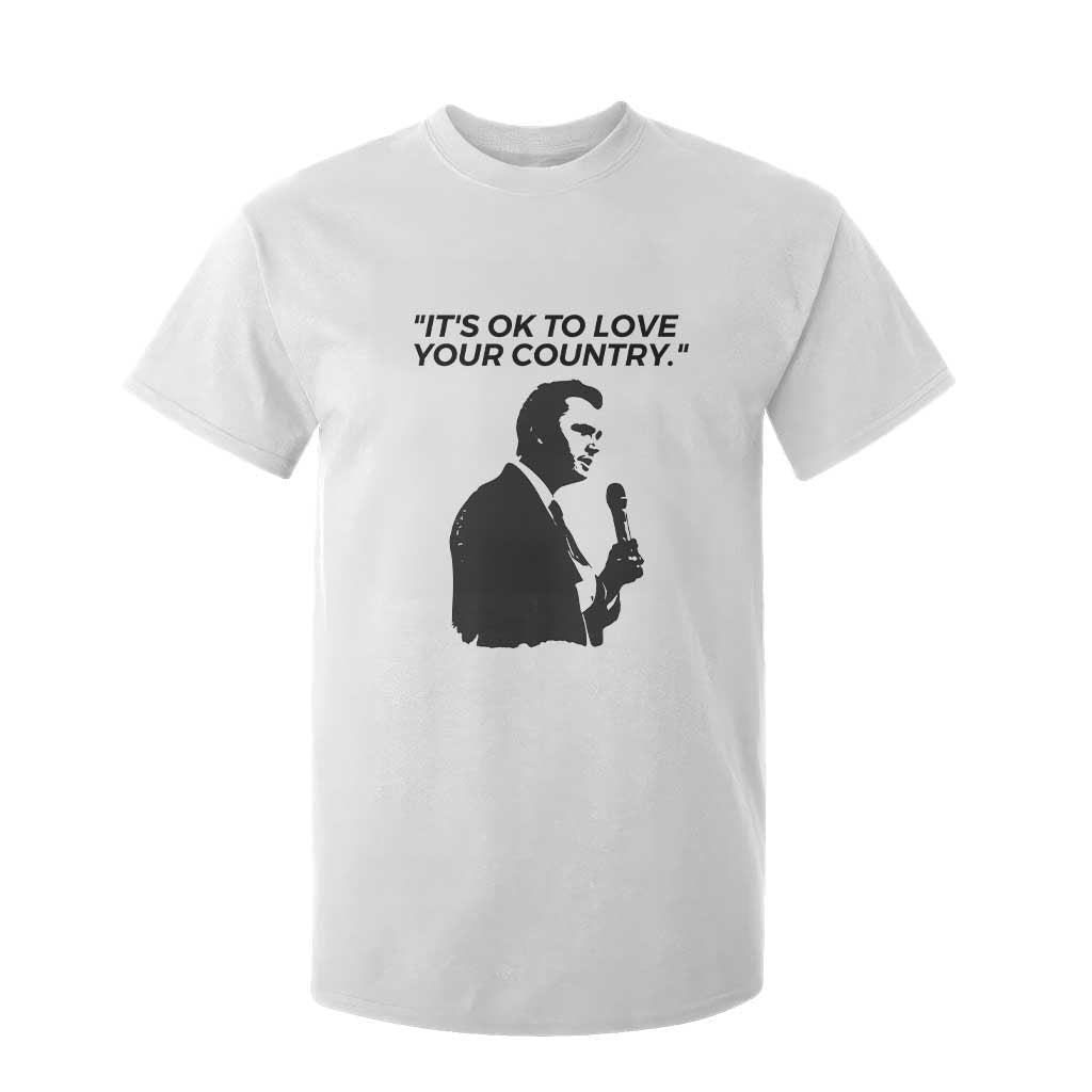 Patriotic Freedom Charlie Kirk Legacy T Shirt For Kid Its OK to Love Your Country TS02 White Print Your Wear