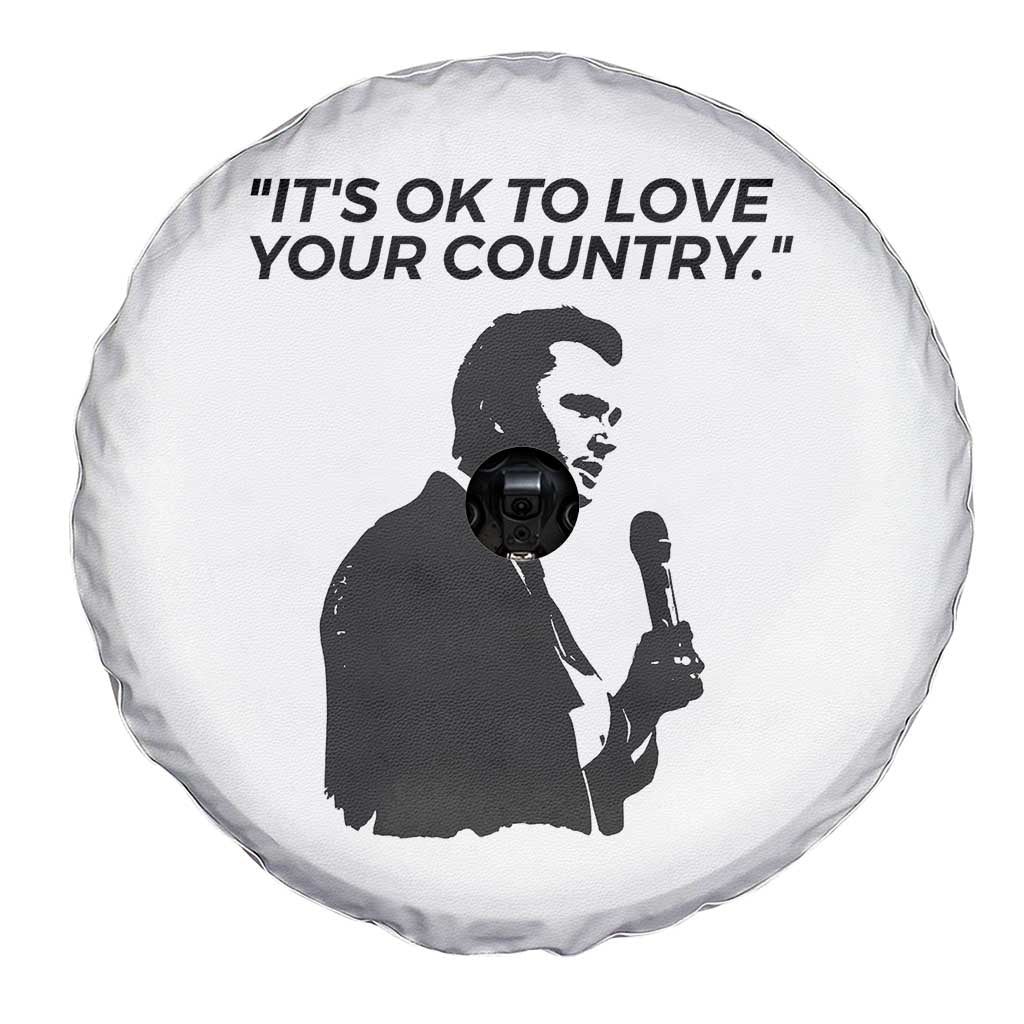 Patriotic Freedom Charlie Kirk Legacy Spare Tire Cover Its OK to Love Your Country TS02 Print Your Wear