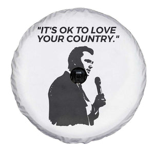 Patriotic Freedom Charlie Kirk Legacy Spare Tire Cover Its OK to Love Your Country TS02 Print Your Wear