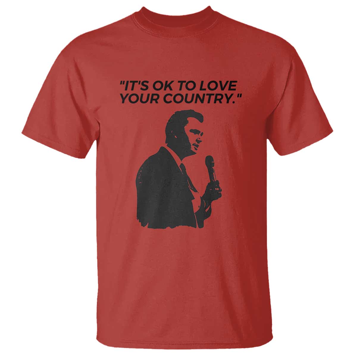 Patriotic Freedom Charlie Kirk Legacy T Shirt Its OK to Love Your Country TS02 Red Print Your Wear