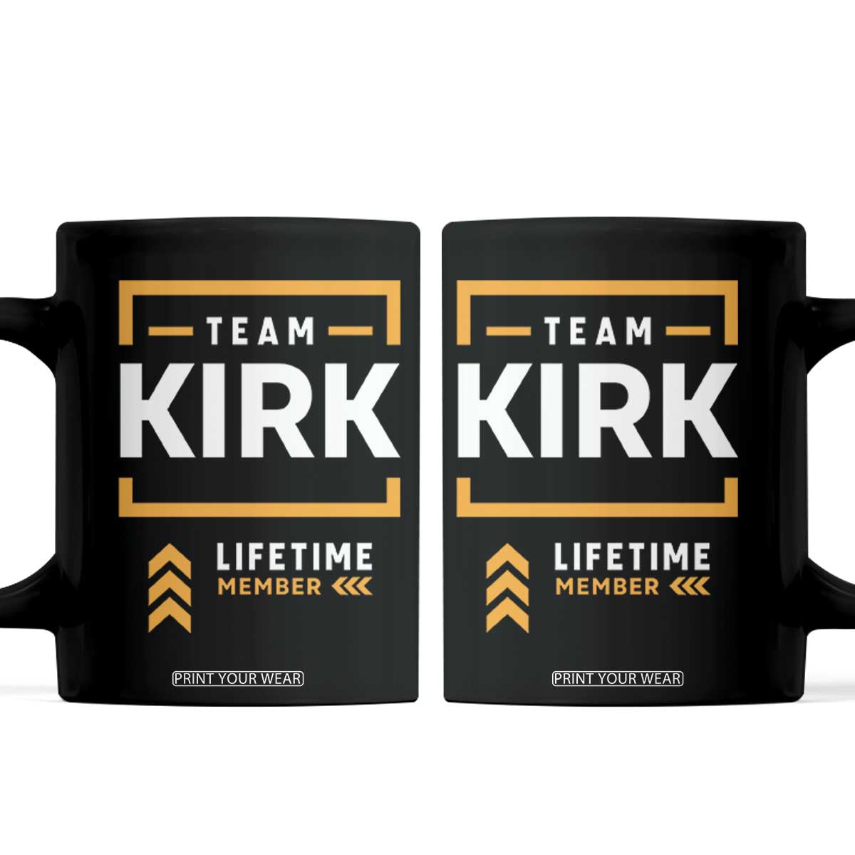 Team Kirk Lifetime Member Coffee Mug American True Patriot Support TS02 Black Print Your Wear